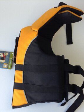 RUFFWEAR DOG FLOAT COAT LIFE JACKET in Yellow, size Small (22-27”) - NWT
